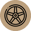 Alloy wheel icon